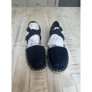 Reaction Kenneth Cole Luna Espadrille navy Flatts‎ SZ 8.5 NEW